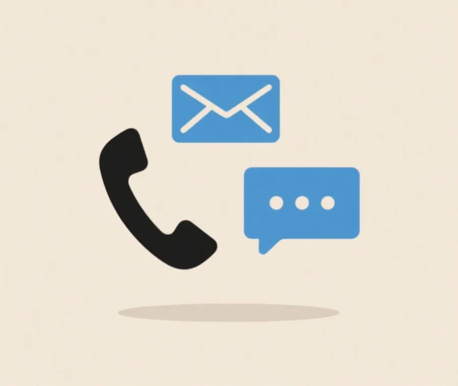 沟通与支持示意